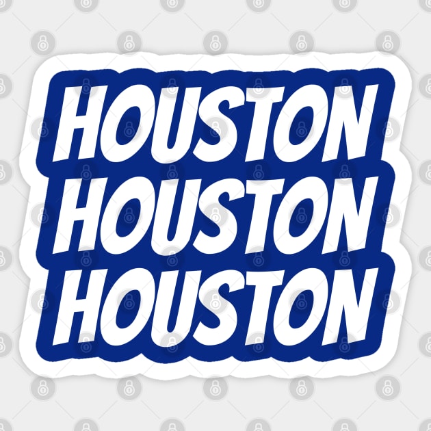 Houston Sticker by textonshirts